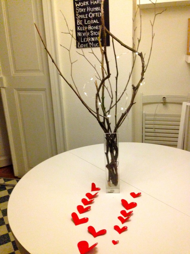valentine heart tree craft for kids
