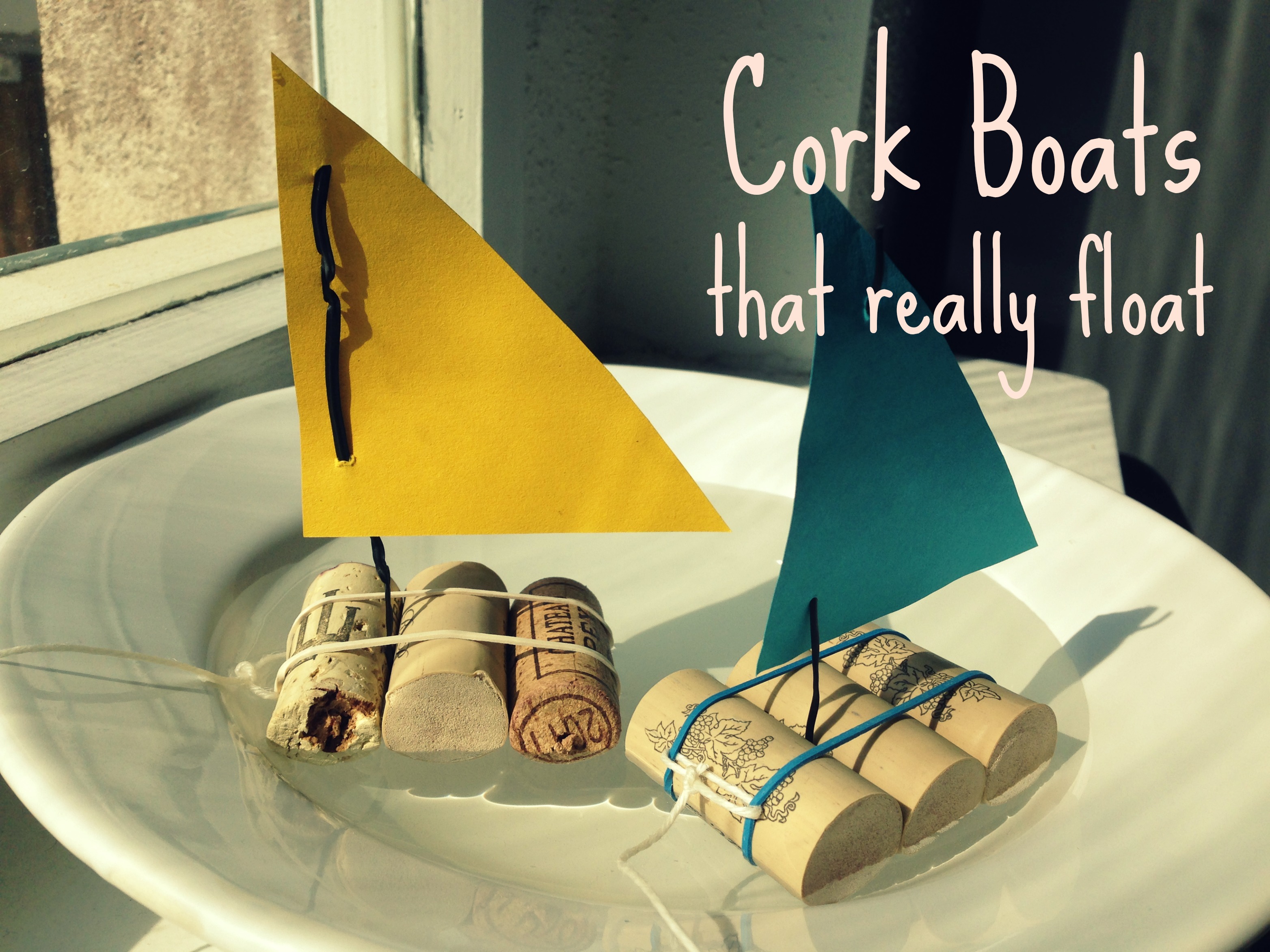 Sail away with your own cork boat