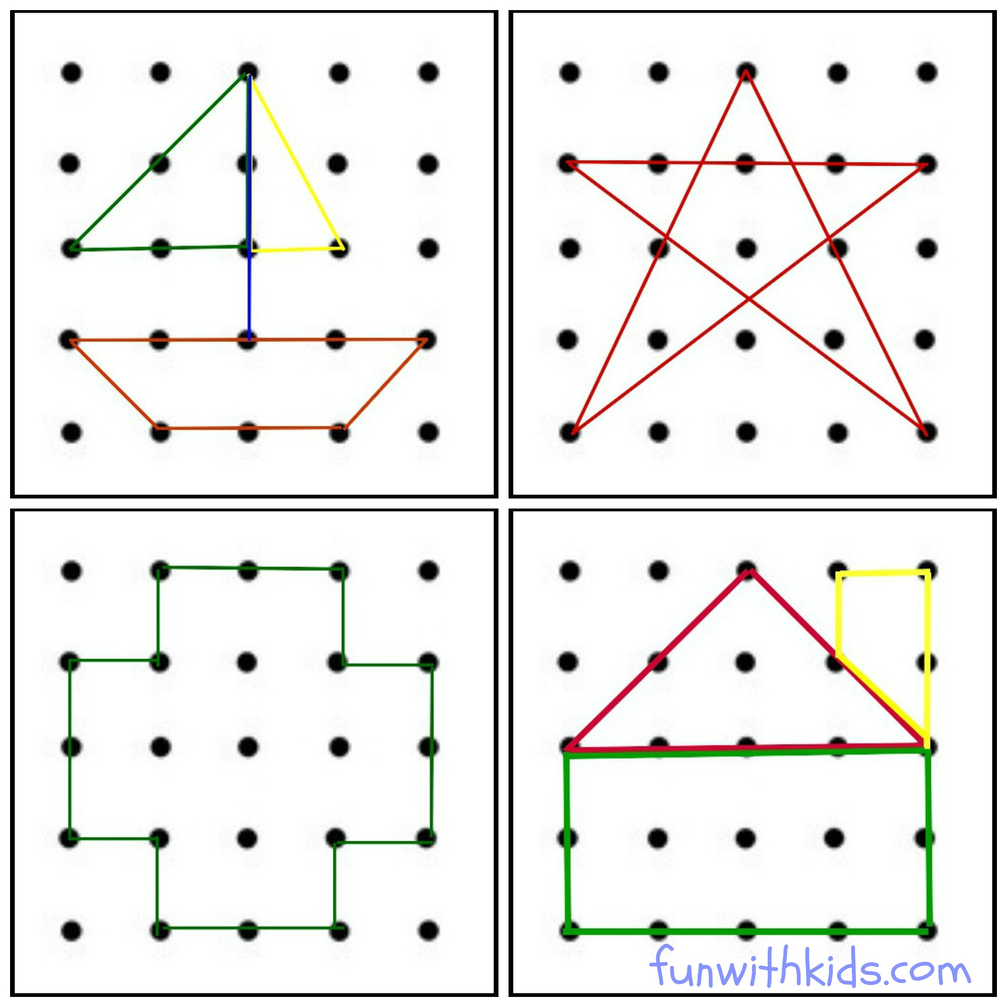 Printable Geoboard Patterns