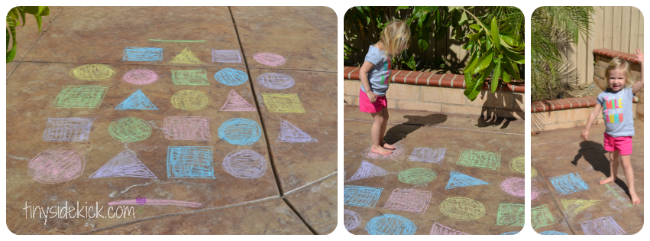 fun with sidewalk chalk 7