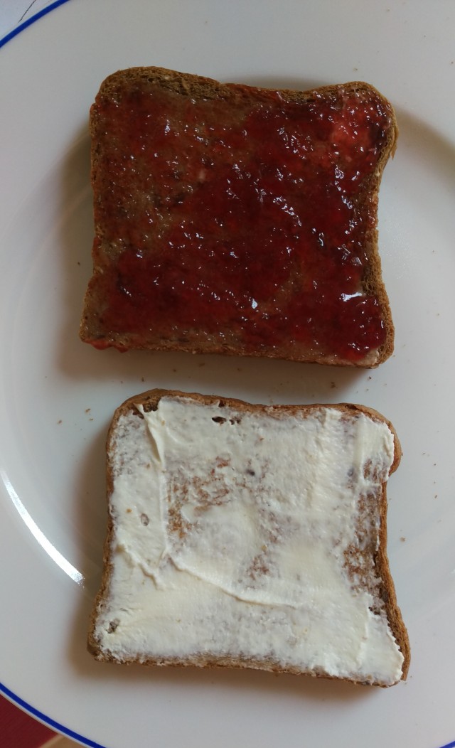 4th july sandwich cheese jam