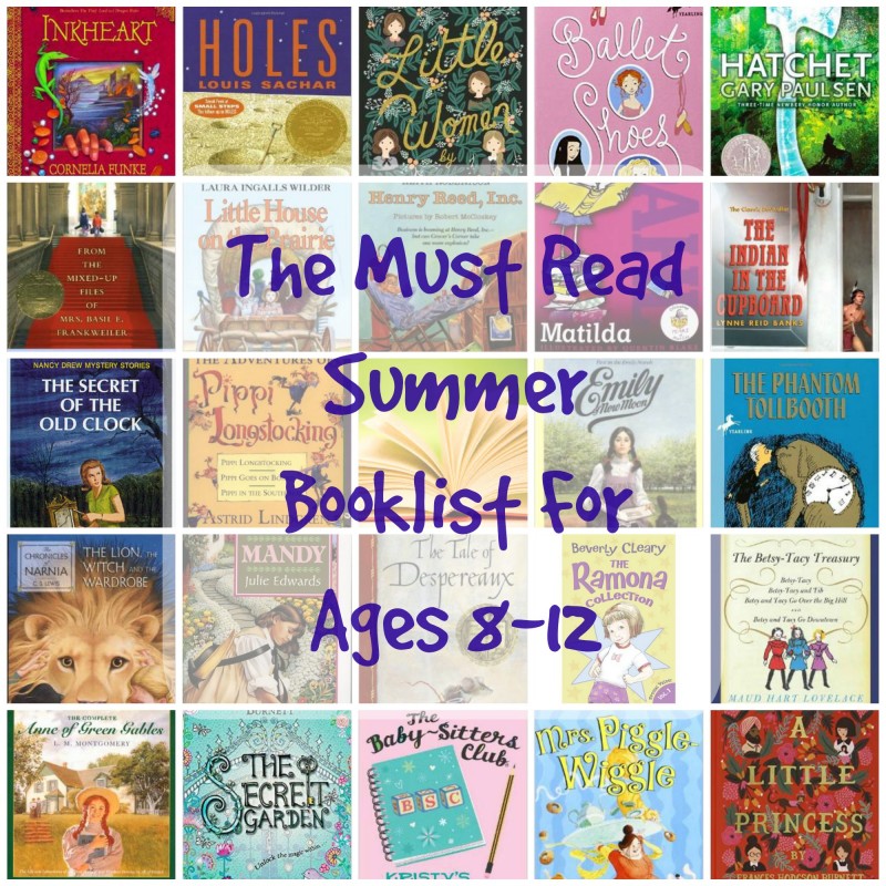 Must Read Summer Booklist For 8-12 | Fun With Kids