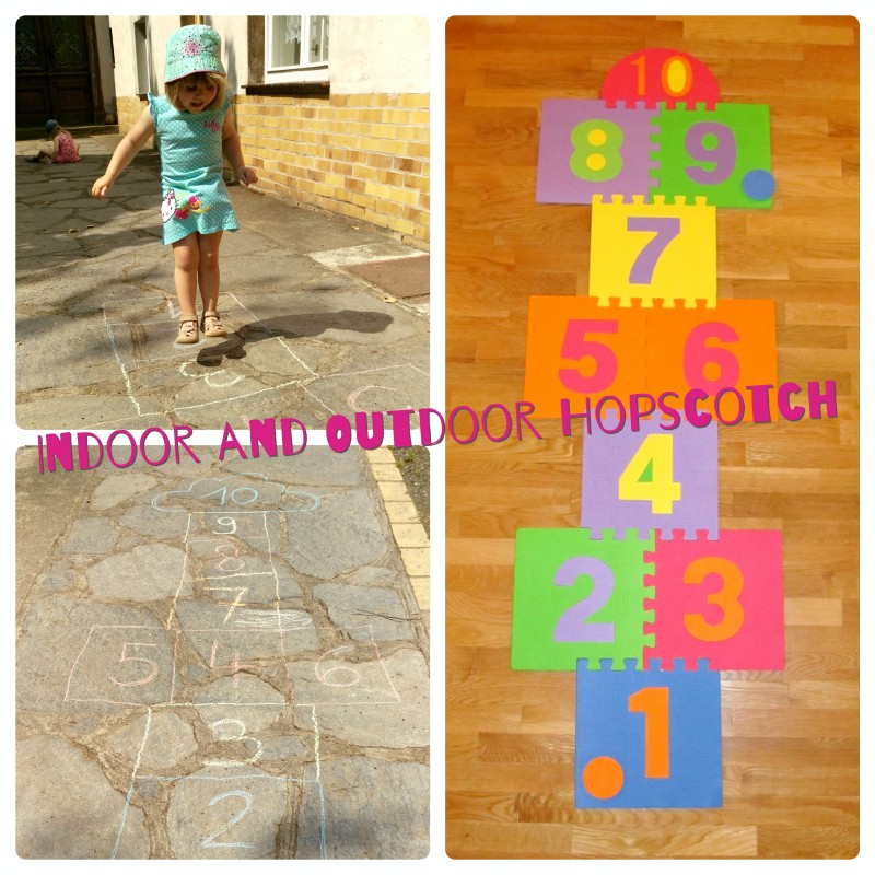 Great Outdoor and Indoor Hopscotch | Fun With Kids