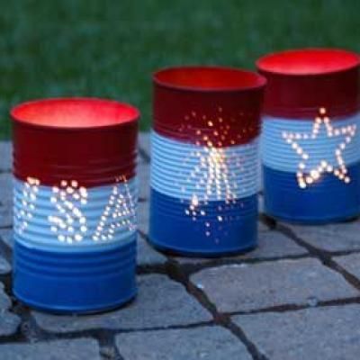 patriotic lanterns