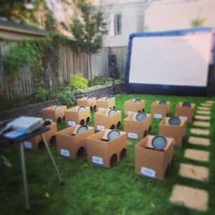outdoor movie night