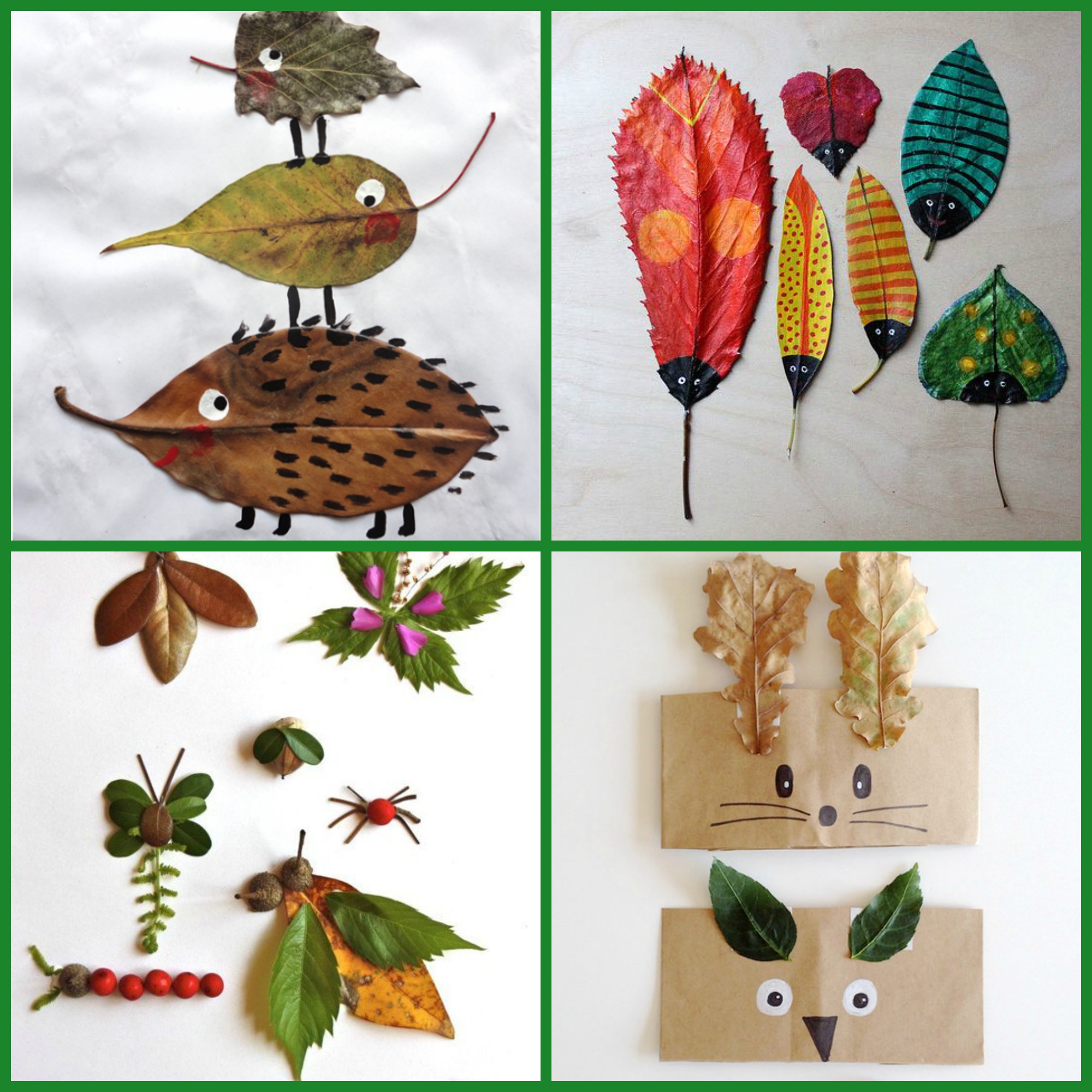 Creative Leaf Animals For Fall | Fun With Kids