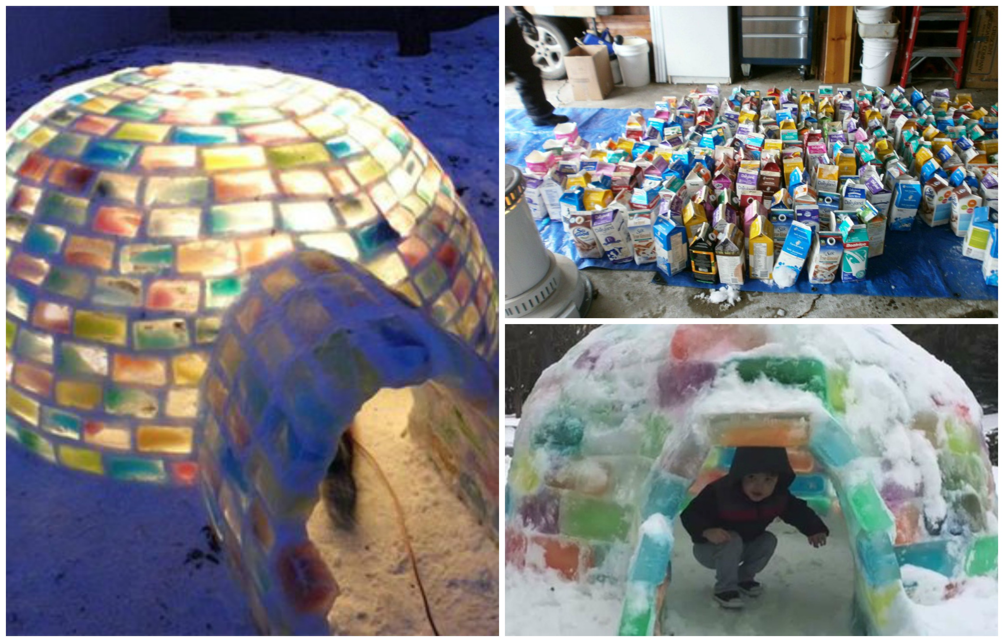 colorful igloo