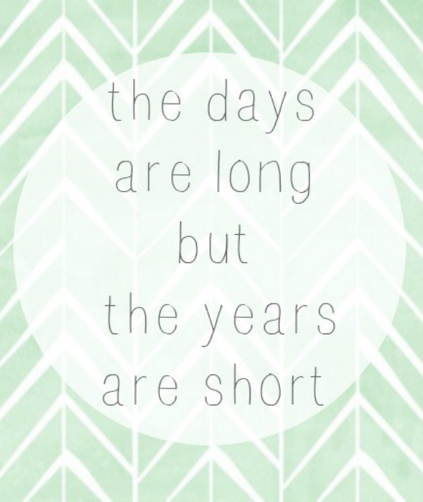 days are long but years short