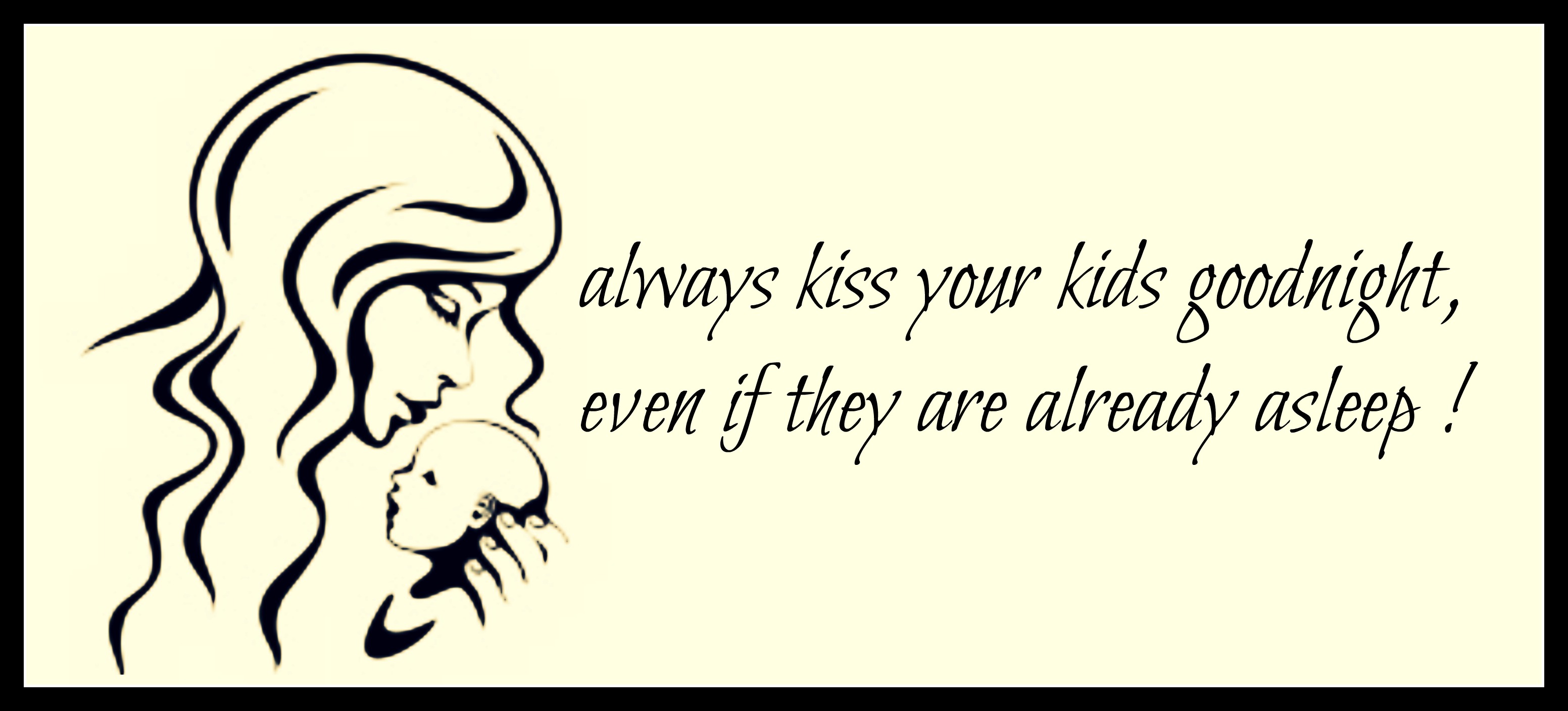kiss mum