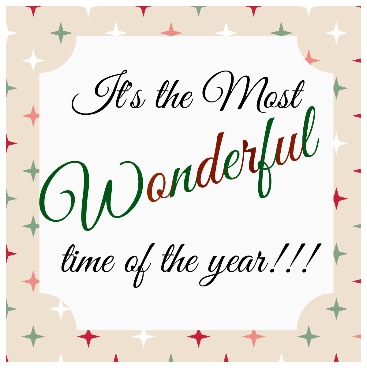 most wonderful time