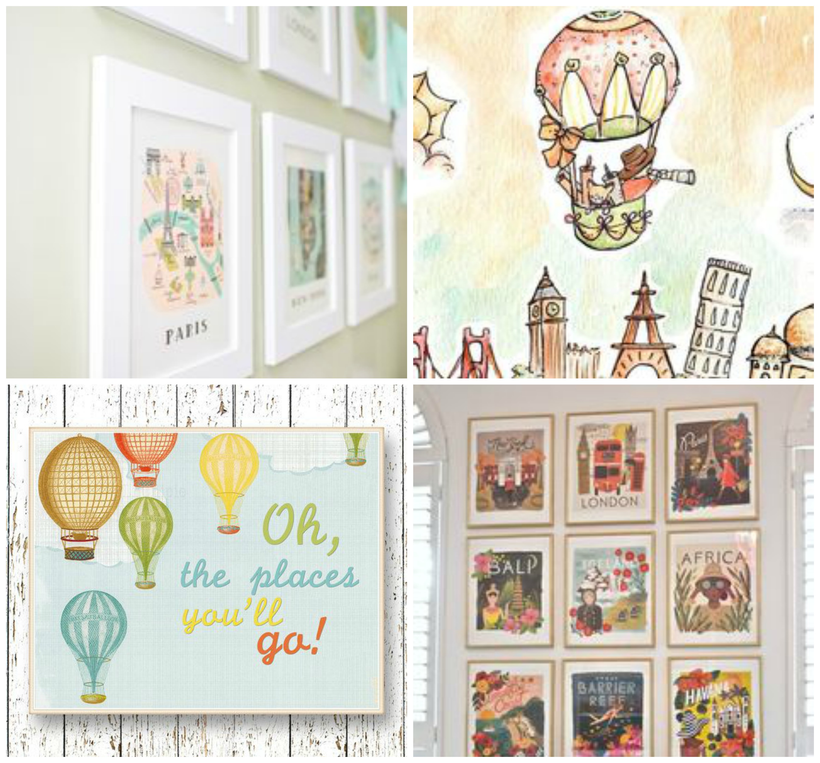 travel wall art