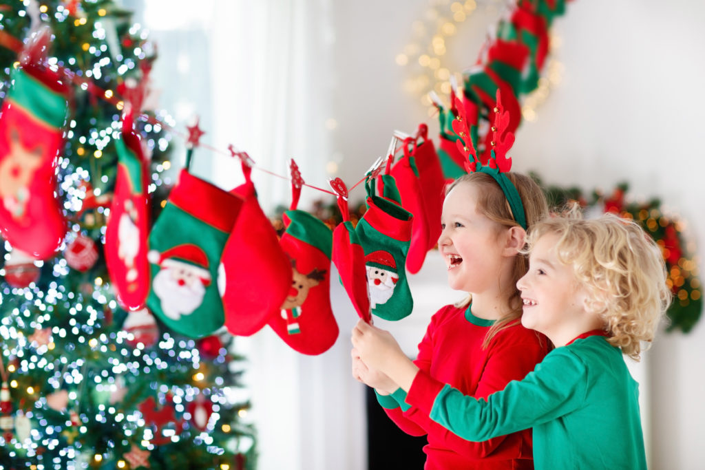 Christmas presents for kids. Advent calendar.