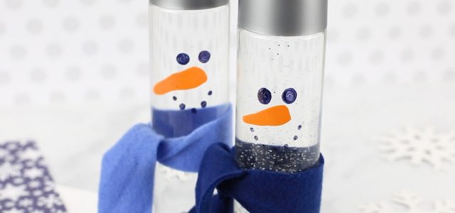Snowmen Sensory Bottle For Kids